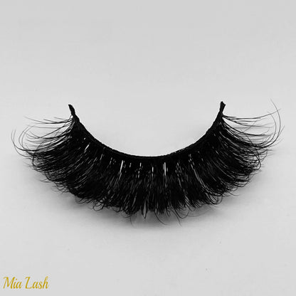 Mia Lash ( Fluffy D Curl 20mm Mink Lashes )