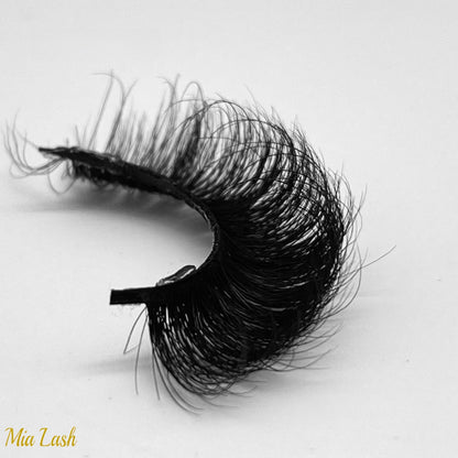 Mia Lash ( Fluffy D Curl 20mm Mink Lashes )
