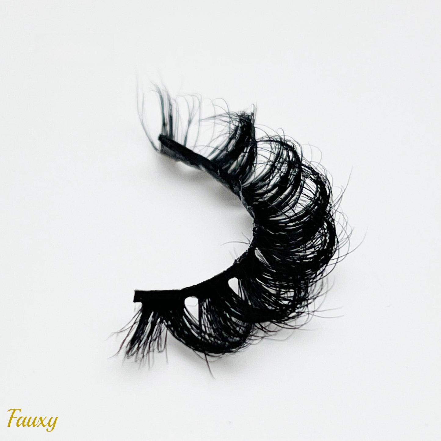 Fauxy ( Fluffy D Curl 15mm Mink Lashes )