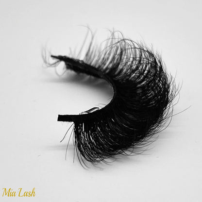 Mia Lash ( Fluffy D Curl 20mm Mink Lashes )