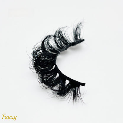 Fauxy ( Fluffy D Curl 15mm Mink Lashes )
