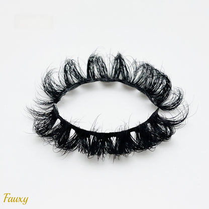 Fauxy ( Fluffy D Curl 15mm Mink Lashes )