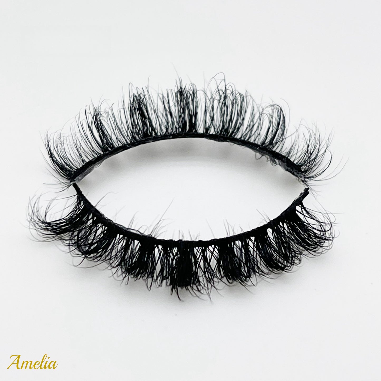 Amelia (Fluffy D Curl 15mm Mink Lashes )