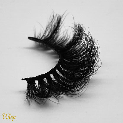 Wisp  ( Fluffy D Curl 20mm Mink Lashes )