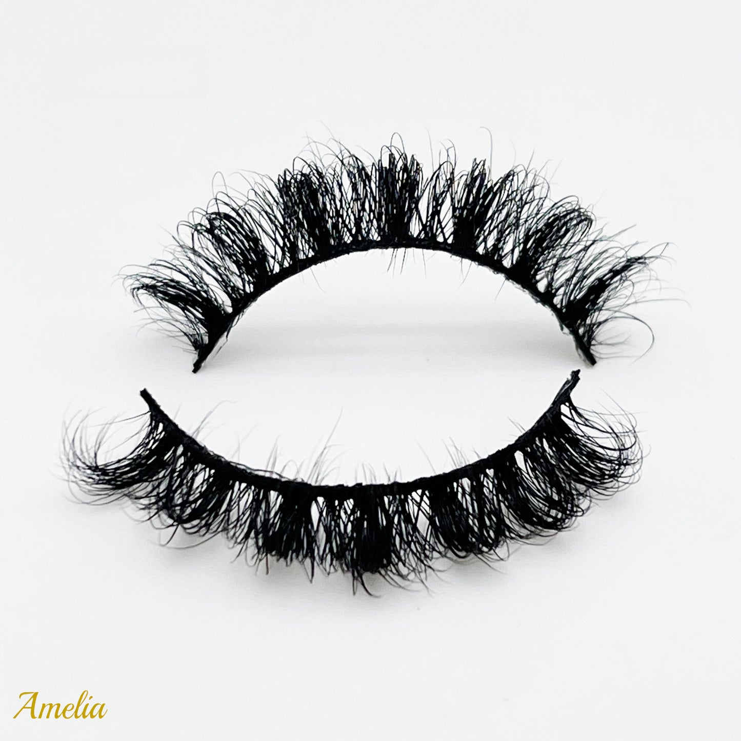 Amelia (Fluffy D Curl 15mm Mink Lashes )