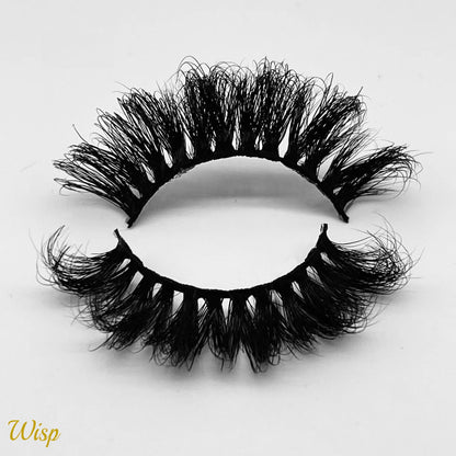 Wisp  ( Fluffy D Curl 20mm Mink Lashes )
