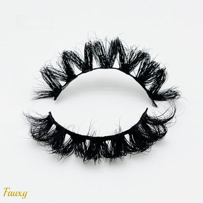 Fauxy ( Fluffy D Curl 15mm Mink Lashes )