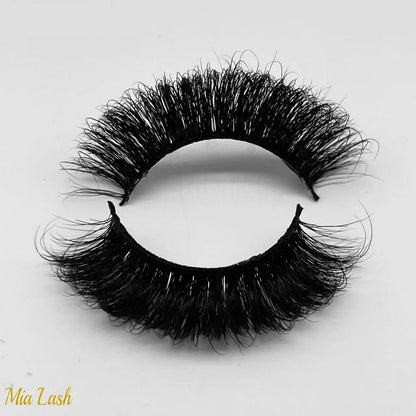 Mia Lash ( Fluffy D Curl 20mm Mink Lashes )