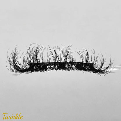 Twinkle ( Fluffy D Curl 20mm Mink Lashes )